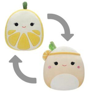 Squishmallows Flip-A-Mallows  Letica the Yellow Lemon & Medina Lemonade 12 In
